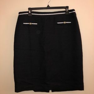 Talbots Black Skirt